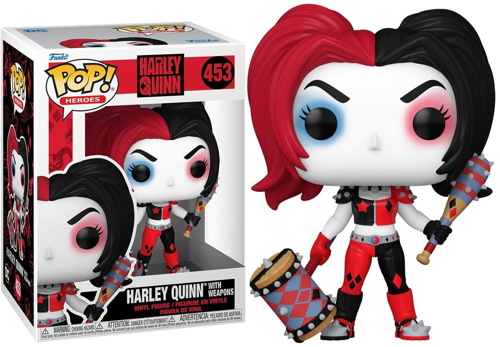 POP! Heroes DC Comics: Harley Quinn Takeover Vinyl Figure Harley with Weapons 9 cm