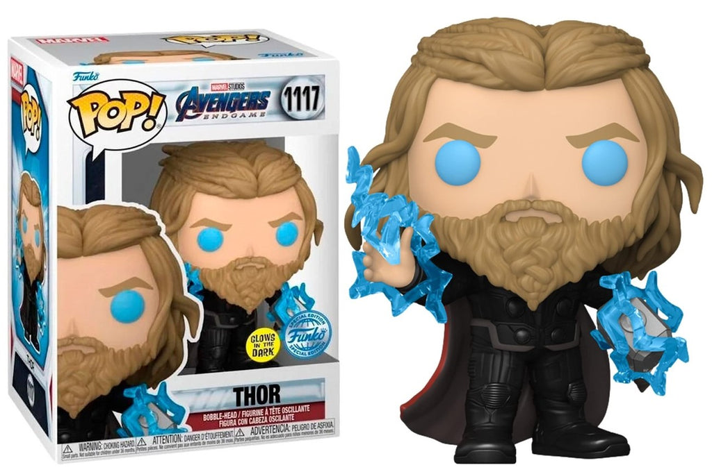 POP! Marvel Avengers Endgame Thor Exclusive 9 cm (Glow in The Dark)