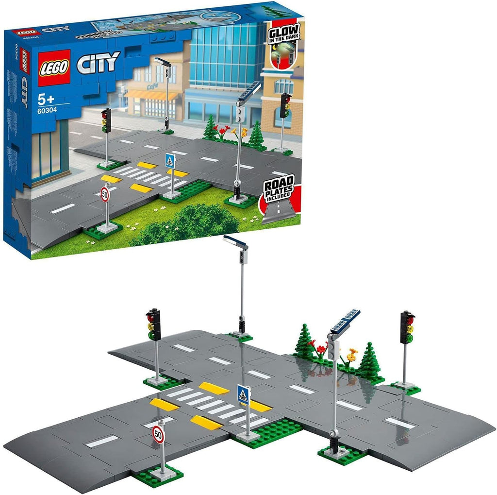 LEGO City Placas de Estrada 60304 - Conjunto de Construção para Expandir a Cidade