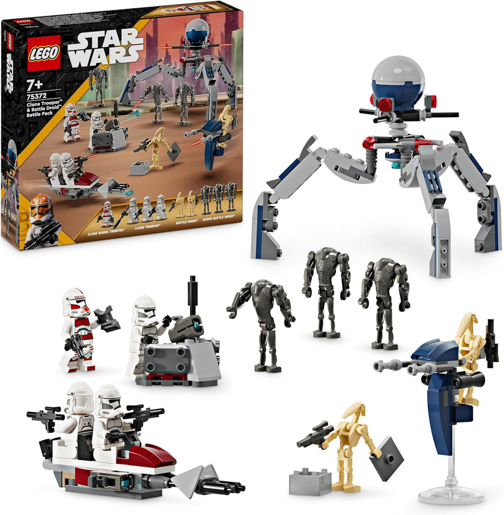 LEGO Star Wars Pacote De Combate Clone Trooper E Battle Droid 75372