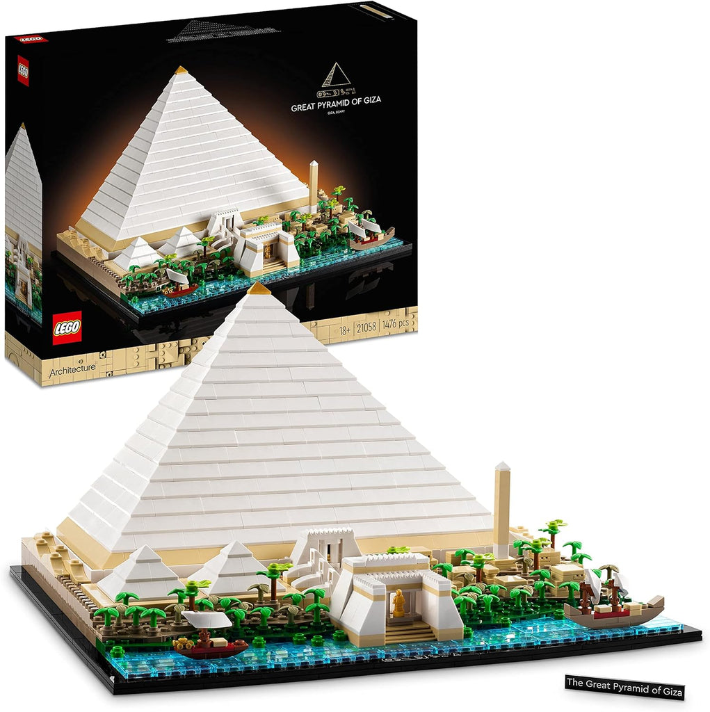 LEGO Architecture Grande Pirâmide de Gizé 21058 - Modelo de Construção Histórica