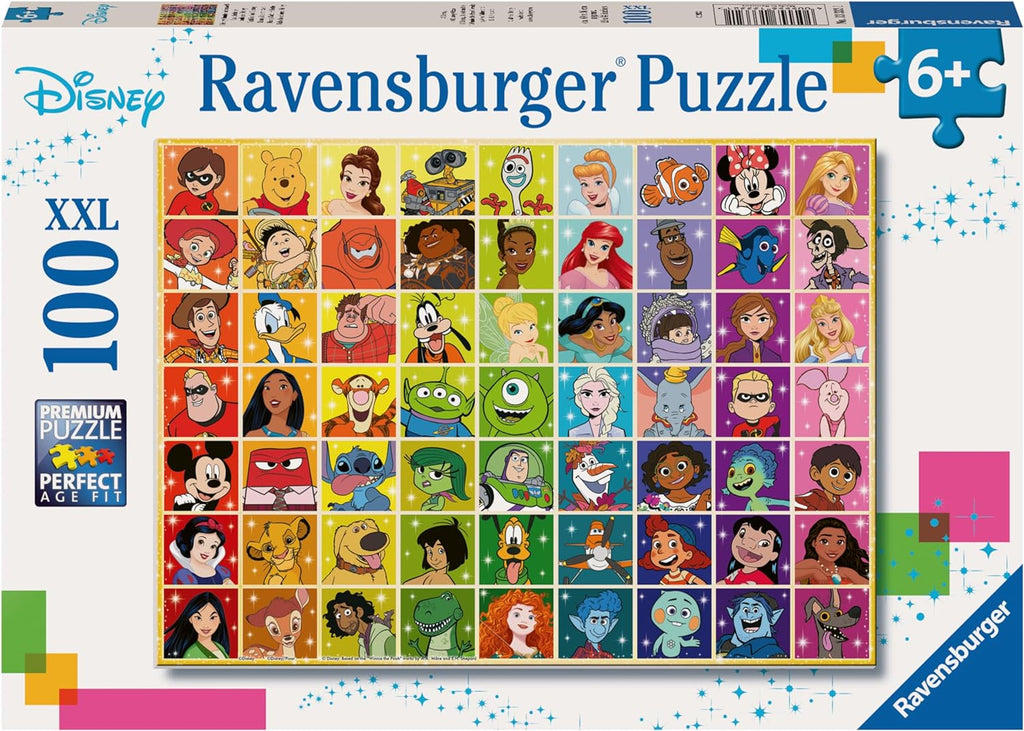 Puzzle Ravensburger Multicharacter Disney 100 Peças XXL
