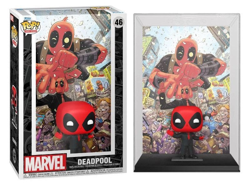 POP! Comic Cover Marvel Vinyl Figure Deadpool (2025) #1 Deadpool in Black Suit