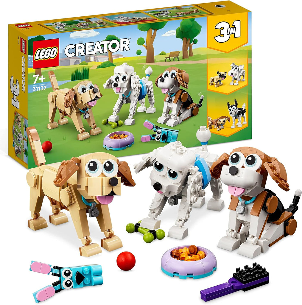 LEGO Creator 3-em-1 Cães Adoráveis 31137