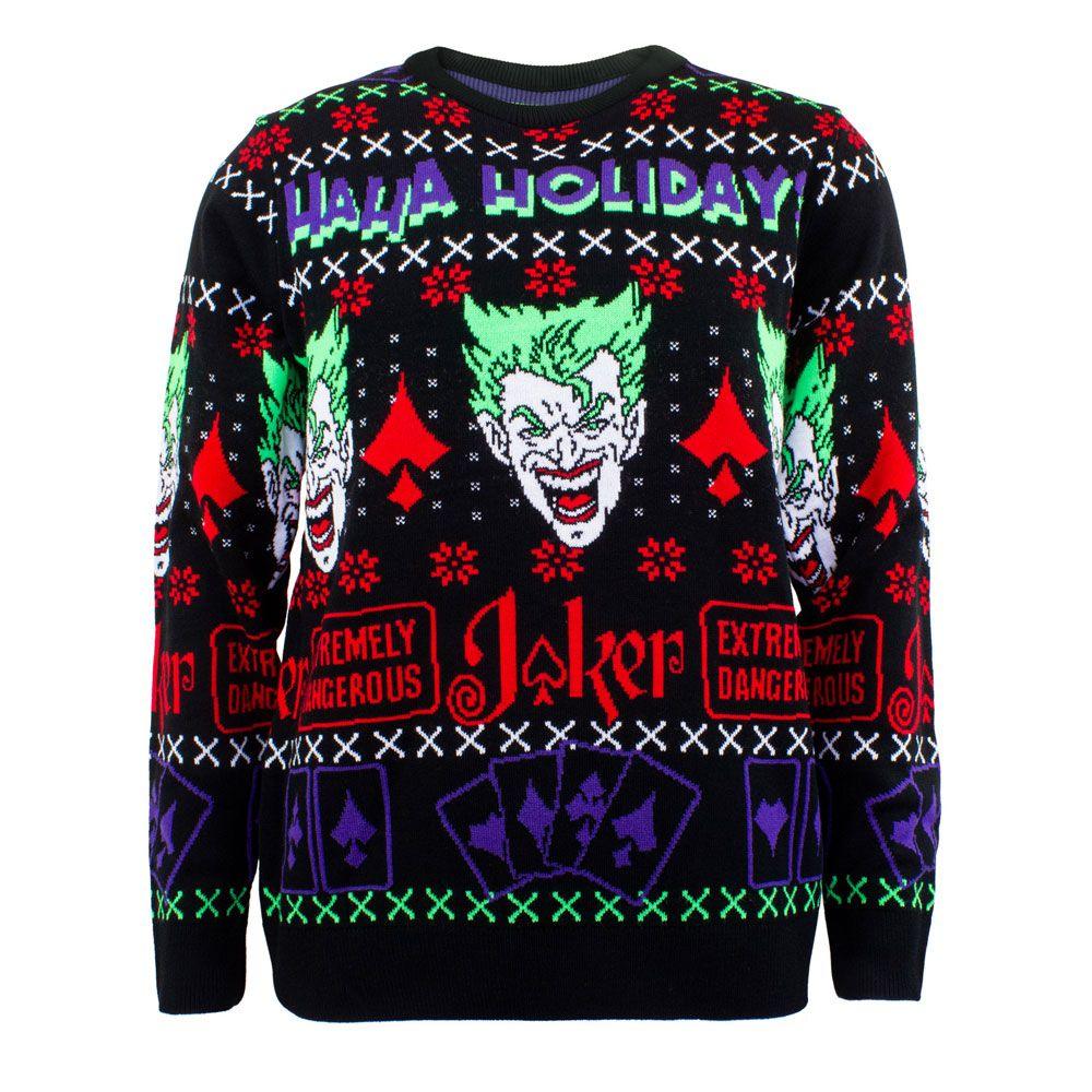 DC Comics Sweatshirt Christmas Jumper Joker - HaHa Holidays ANIMATEK