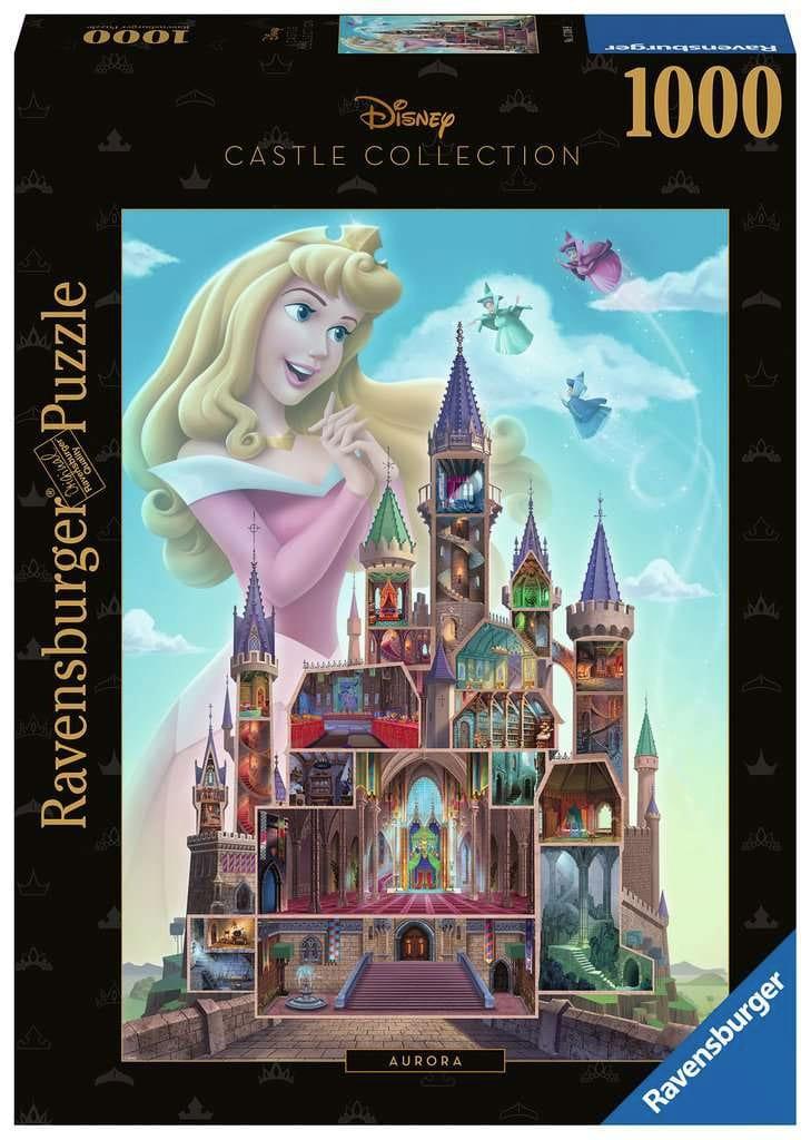 Disney Castle Collection Jigsaw Puzzle Aurora Sleeping Beauty (1000 peças) ANIMATEK