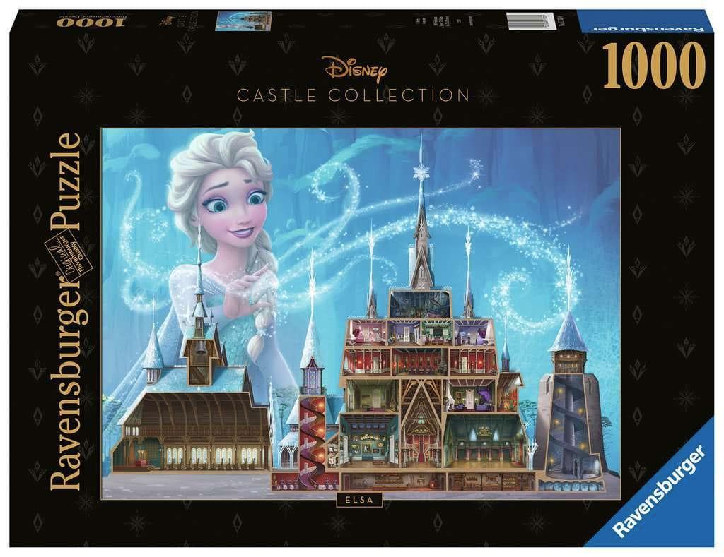 Disney Castle Collection Jigsaw Puzzle Elsa Frozen (1000 peças) ANIMATEK