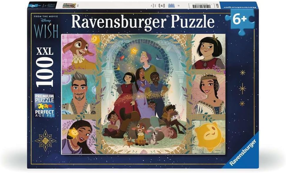 Disney Children's Jigsaw Puzzle XXL Wish (100 peças) ANIMATEK