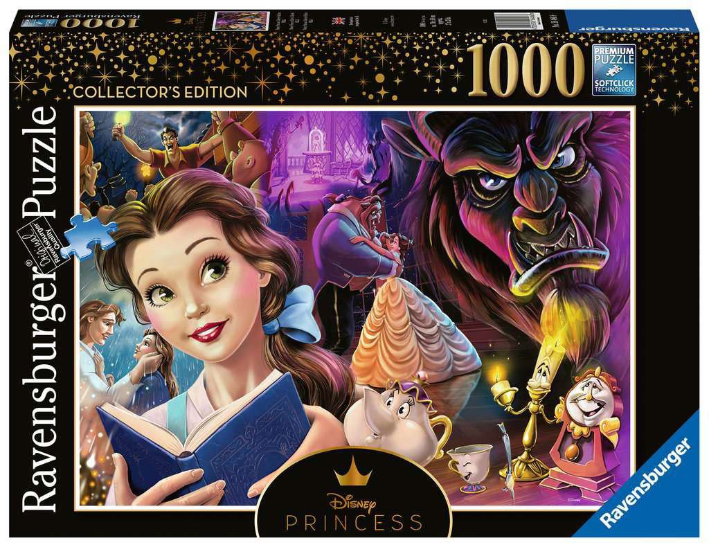 Disney Villainous Jigsaw Puzzle Belle - Disney Princess (1000 peças) ANIMATEK