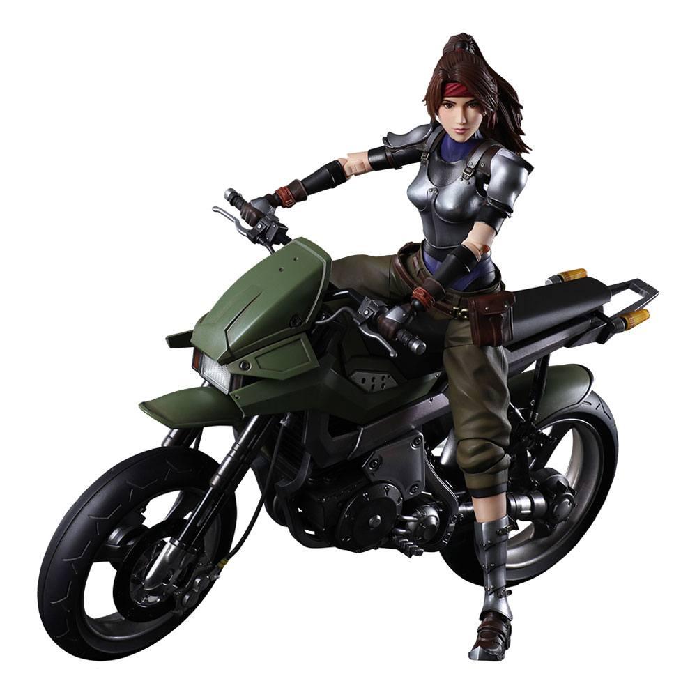 Final Fantasy VII Remake Play Arts Kai Action Figure & Vehicle Jessie & Bike ANIMATEK