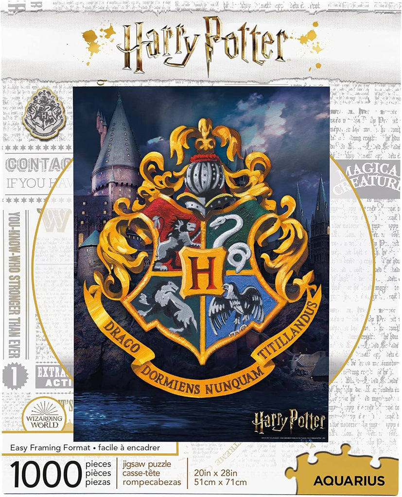 Harry Potter Jigsaw Puzzle Hogwarts Logo (1000 peças) ANIMATEK
