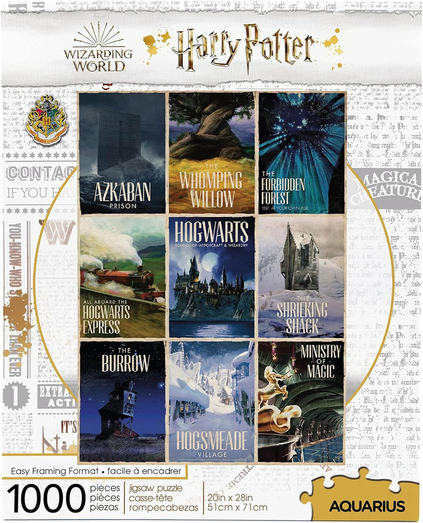Harry Potter Jigsaw Puzzle Travel Posters (1000 peças) ANIMATEK