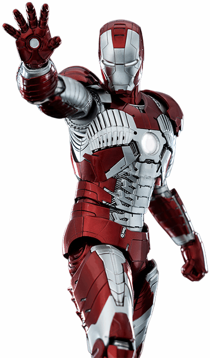 Iron Man 2 Movie Masterpiece Series Diecast Action Figure 1/6 Iron Man Mark V 32 cm ANIMATEK