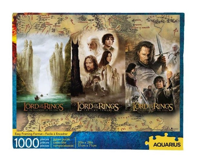 Lord of the Rings Jigsaw Puzzle Triptych (1000 peças) ANIMATEK