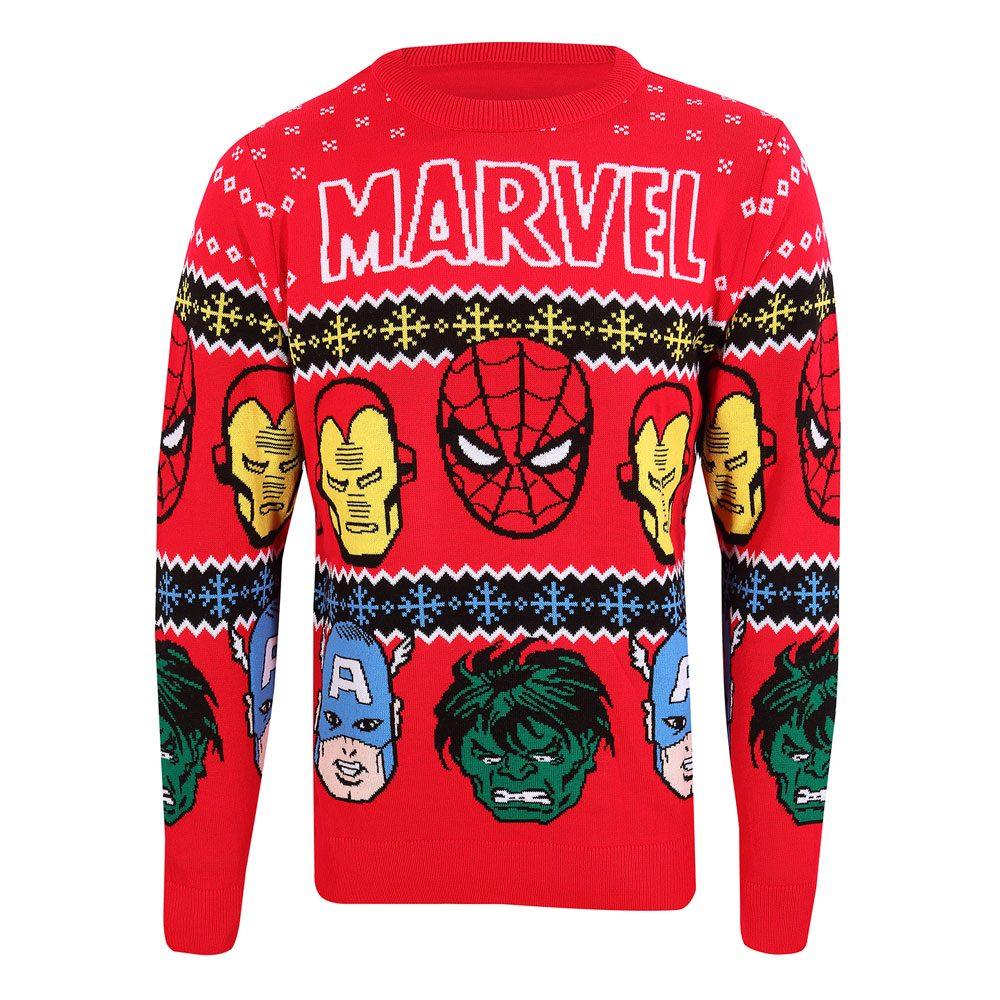 Marvel Comics Sweatshirt Christmas Jumper Face´s ANIMATEK