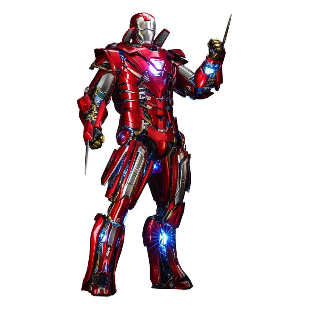 Marvel Iron Man 3 Movie Masterpiece 1/6 Silver Centurion (Armor Suit Up Version) 32 cm ANIMATEK