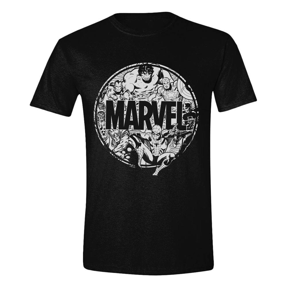 Marvel T-Shirt Character Circle ANIMATEK