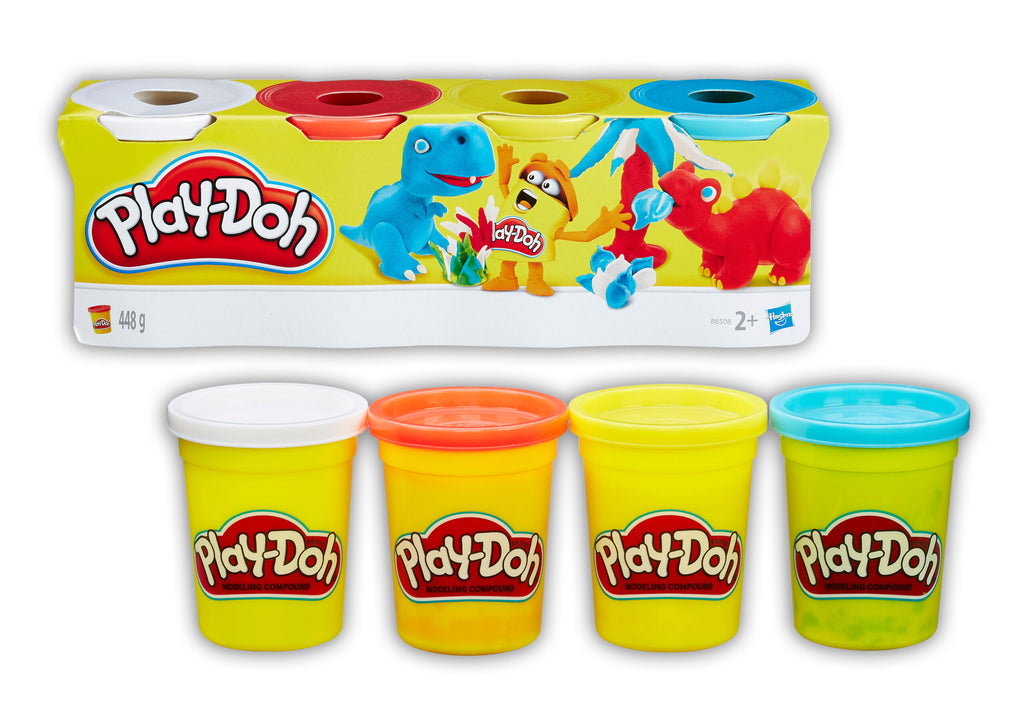 Plasticina Pack 4 Cores Play-Doh - Hasbro B5517
