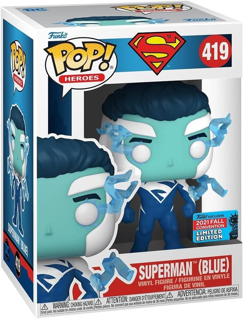 POP! DC Comics Vinyl Figure Superman Blue Exclusive (NYCC/Fall Comic Con) 9 cm ANIMATEK