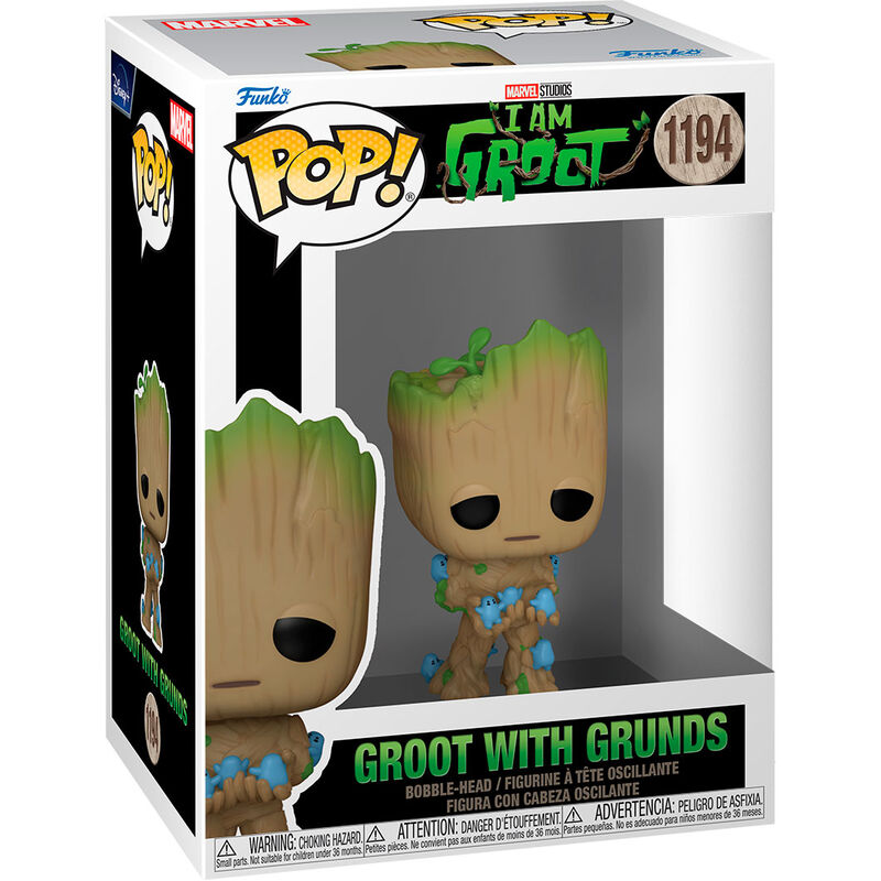 POP! Marvel I Am Groot - Vinyl Figure Groot with Grunds 9 cm ANIMATEK