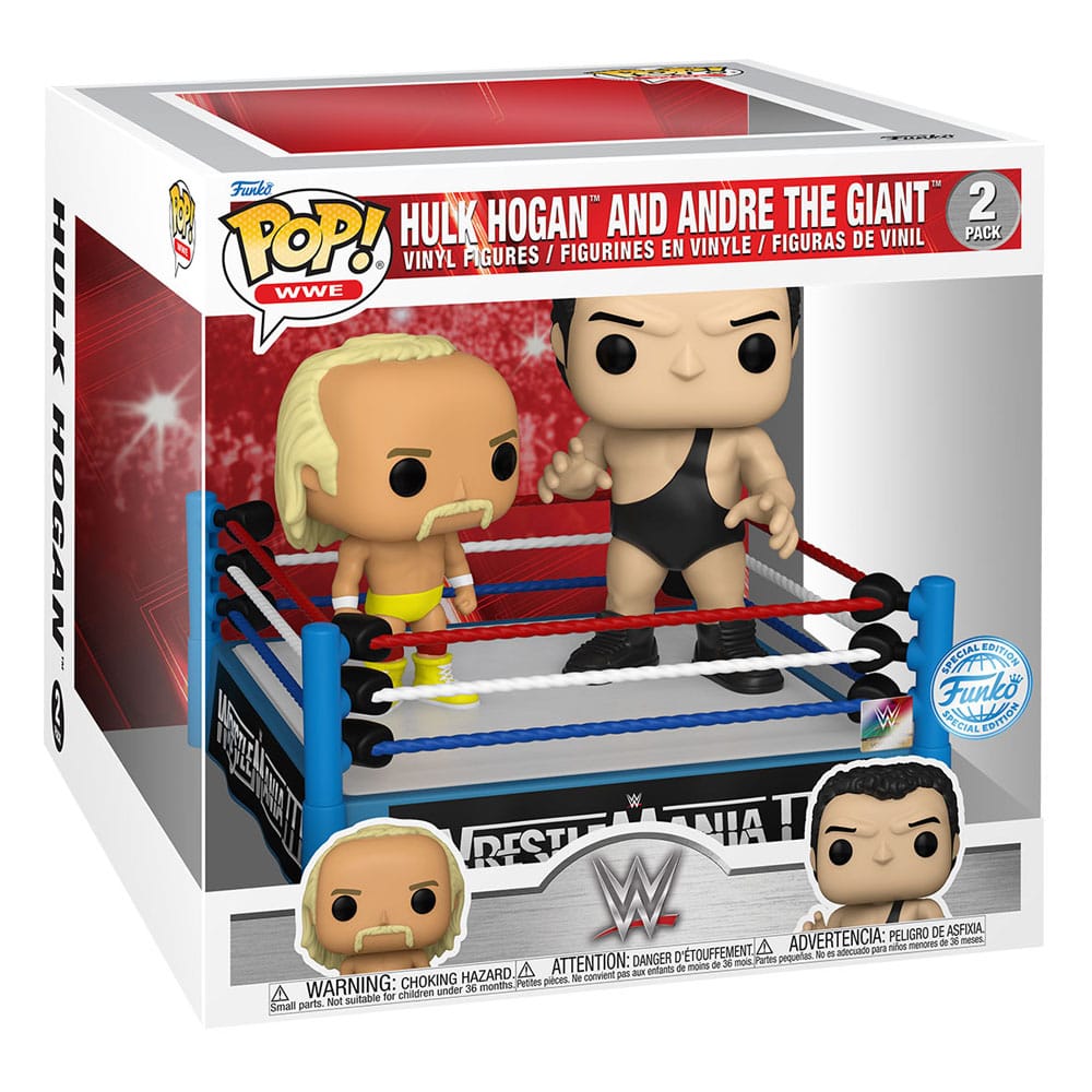 POP! Moment WWE Vinyl Figures Hulk vs Andre the Giant 9 cm ANIMATEK