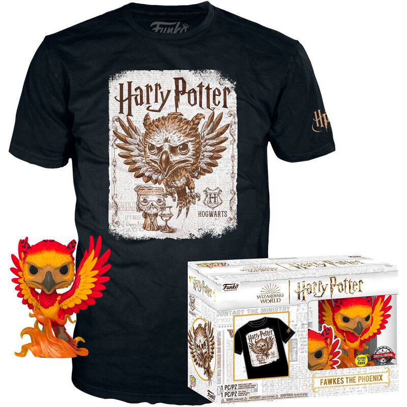 POP! & Tee Box Harry Potter Exclusive Dumbledore Patronus ANIMATEK