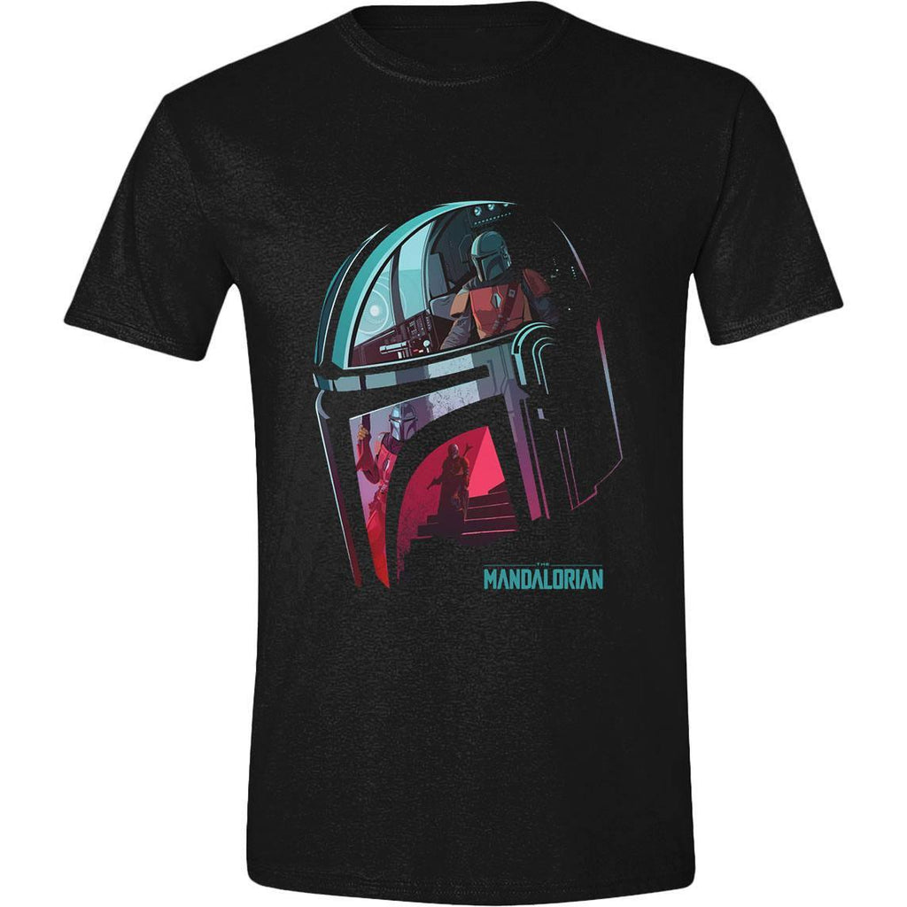 Star Wars The Mandalorian T-Shirt Reflection ANIMATEK