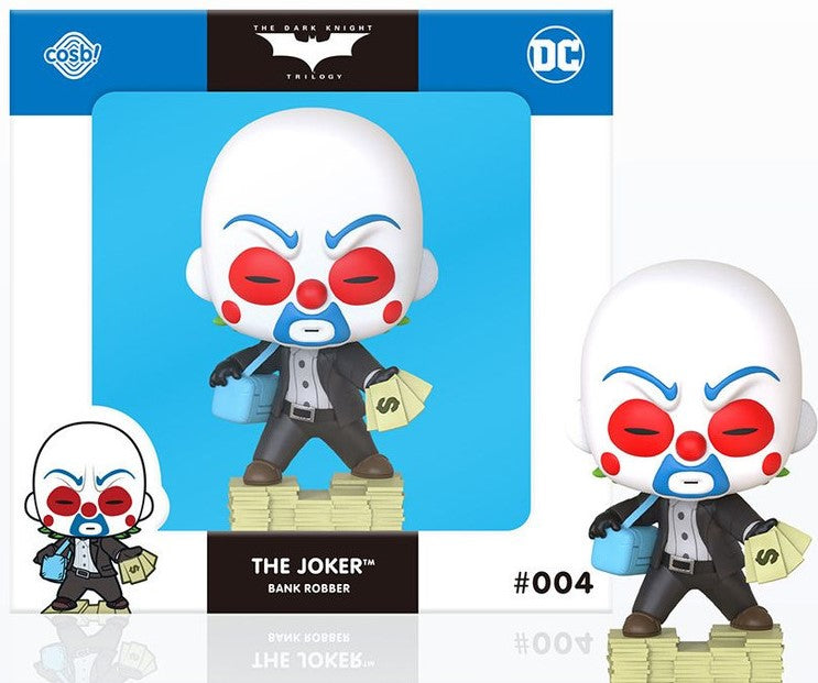 The Dark Knight Trilogy Cosbi Mini Figure The Joker (Bank Robber) 8 cm ANIMATEK