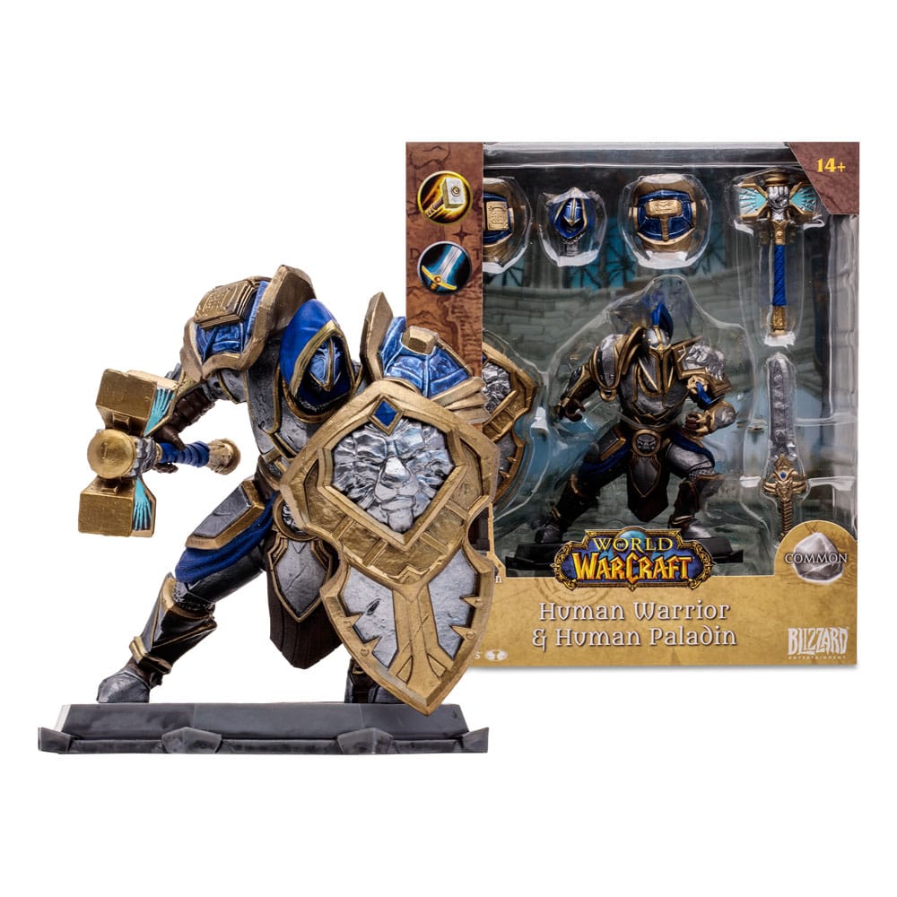 World of Warcraft Action Figure Human: Paladin / Warrior 15 cm ANIMATEK