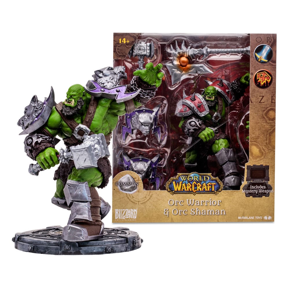 World of Warcraft Action Figure Orc: Shaman / Warrior 15 cm ANIMATEK