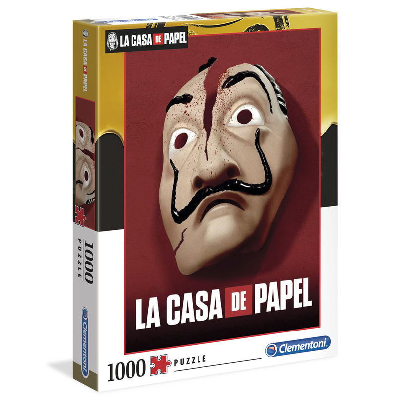 Puzzle La Casa de Papel 1000 Peças - Máscara