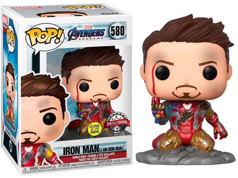 POP! Movies Avengers: Endgame I Am Iron Man Exclusive 9 cm - Edição Limitada