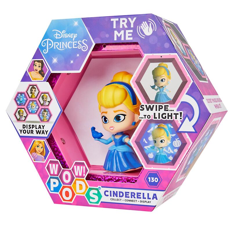 Figura Princesas Disney LED WOW! POD Cinderela