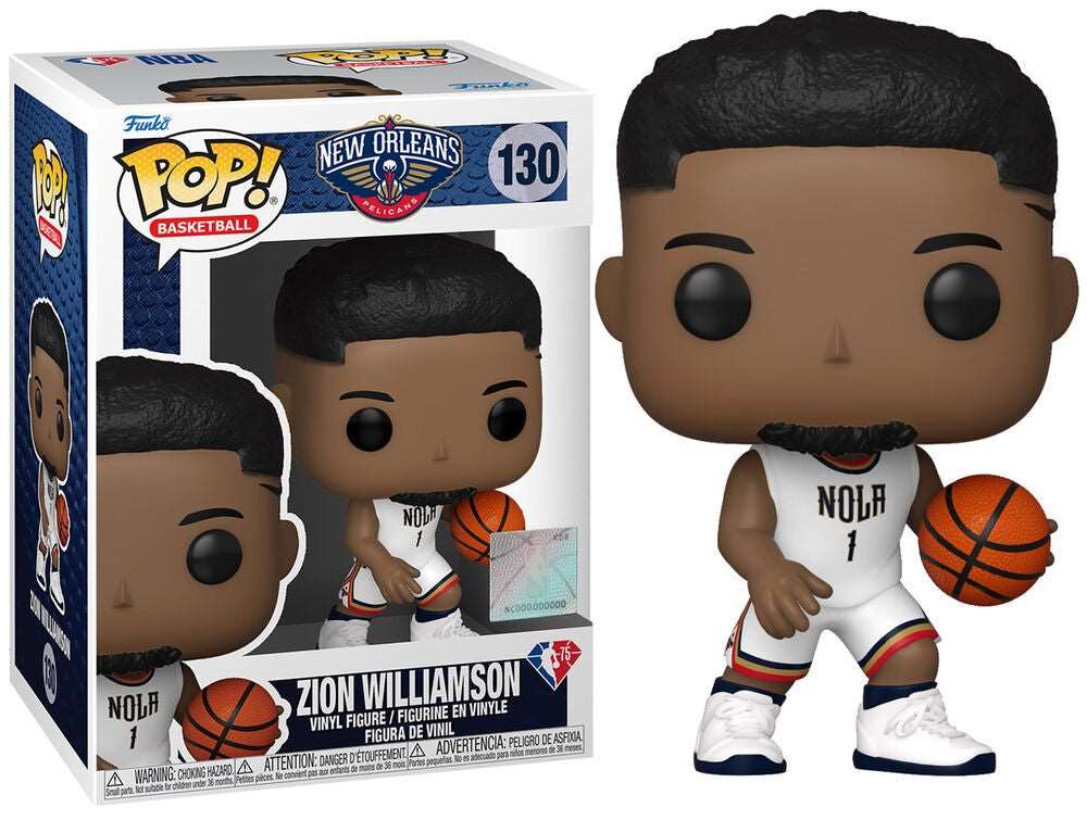 POP! Sports NBA Legends Pelicans - Zion Williamson (Blue Jersey) 9 cm