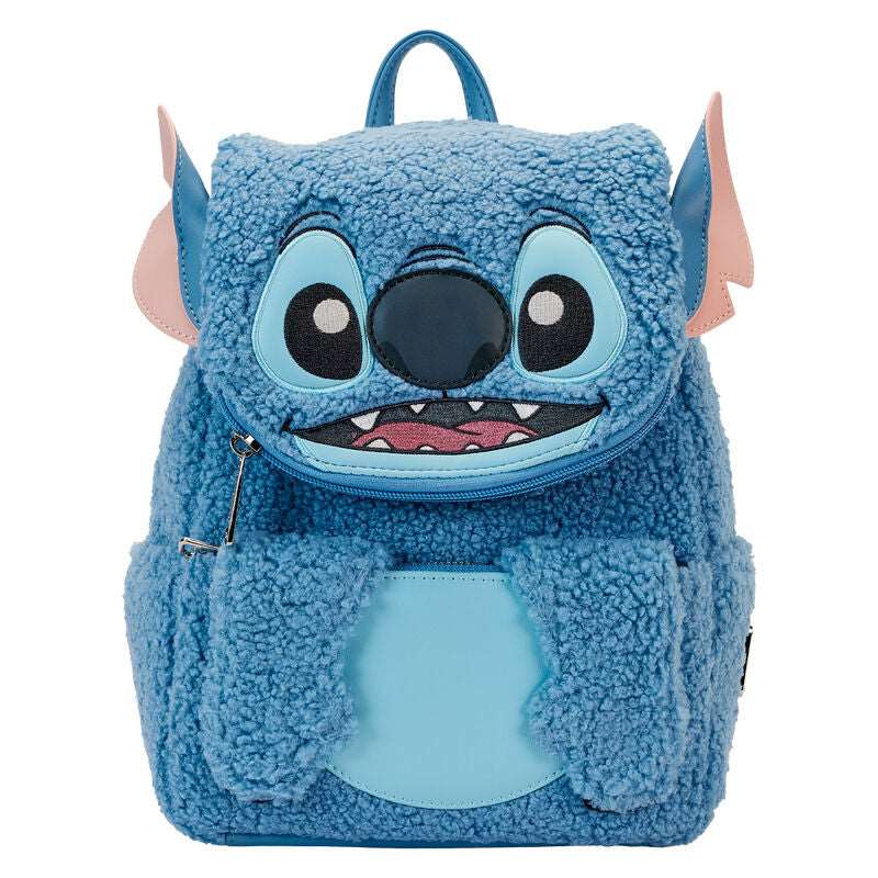 Disney by Loungefly Backpack Stitch Plush Pocket 26cm
