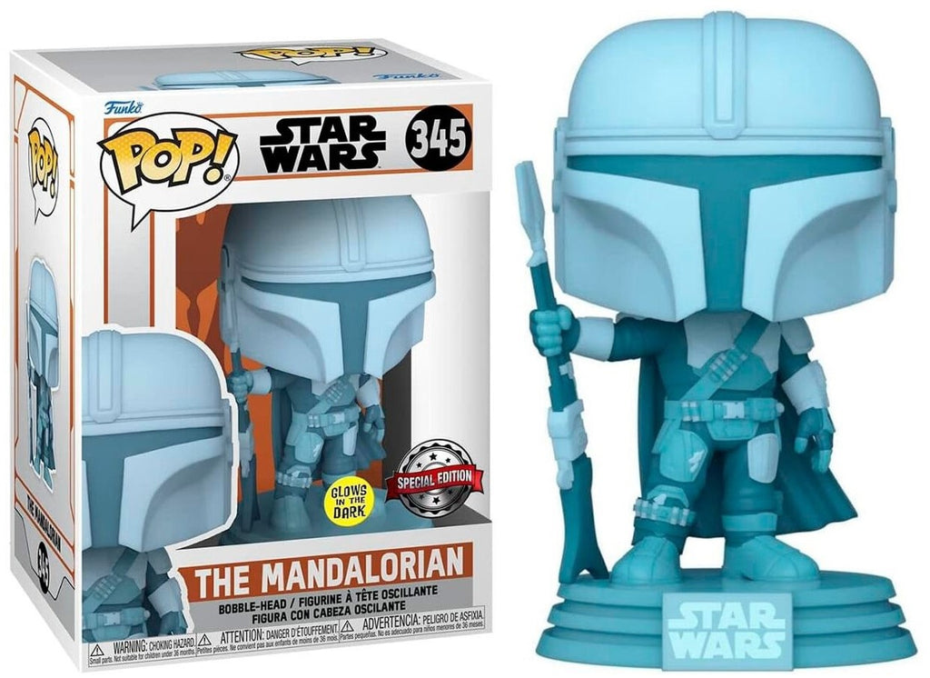 POP! Star Wars The Mandalorian Exclusive (Glows in the Dark) 9 cm
