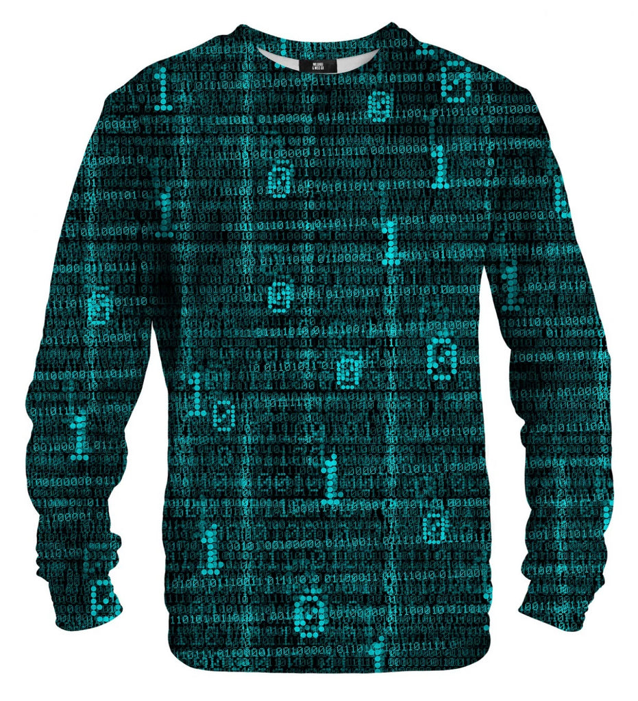 Binary Sweater –  Full Print, Unissex