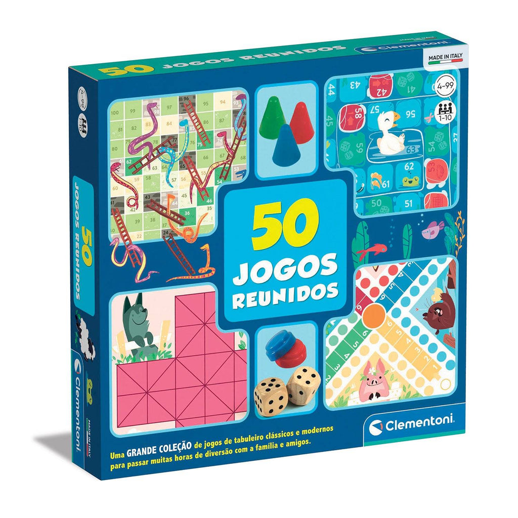 50 Jogos Reunidos Clementoni - Versão Portuguesa ANIMATEK