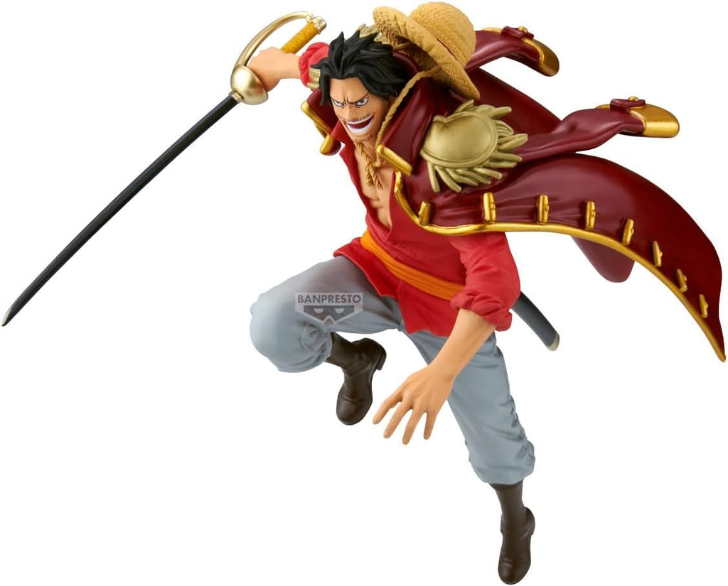 Figura One Piece Gol D. Roger Battle Record Collection Banpresto 17 cm – O Rei dos Piratas na Sua Coleção
