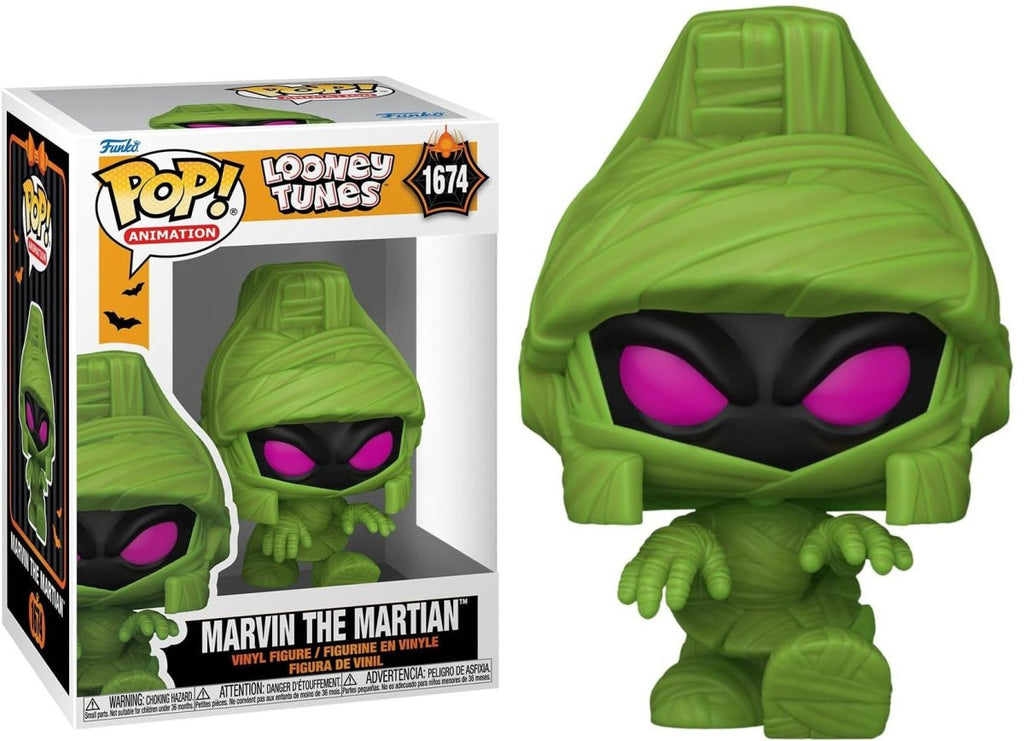 POP! Animation: Looney Tunes – Marvin the Martian (Múmia) 9 cm - Colecionáveis - Funko