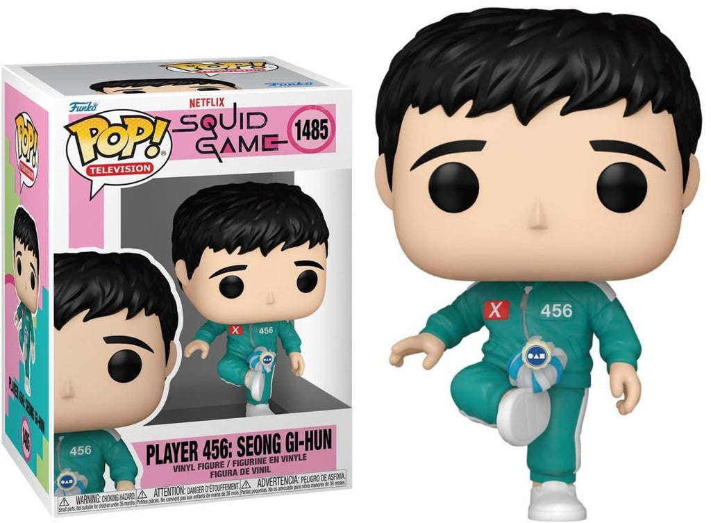 POP! TV – Seong Gi‑Hun (Player 456) Squid Game 10 cm - Colecionáveis - Funko