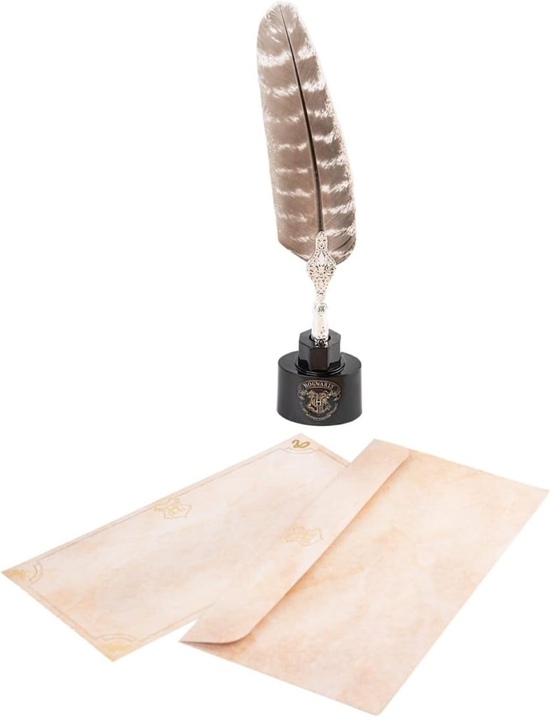 Conjunto de Cartas e Caneta com Pena – Harry Potter (Licença Oficial) - Papelaria - erik