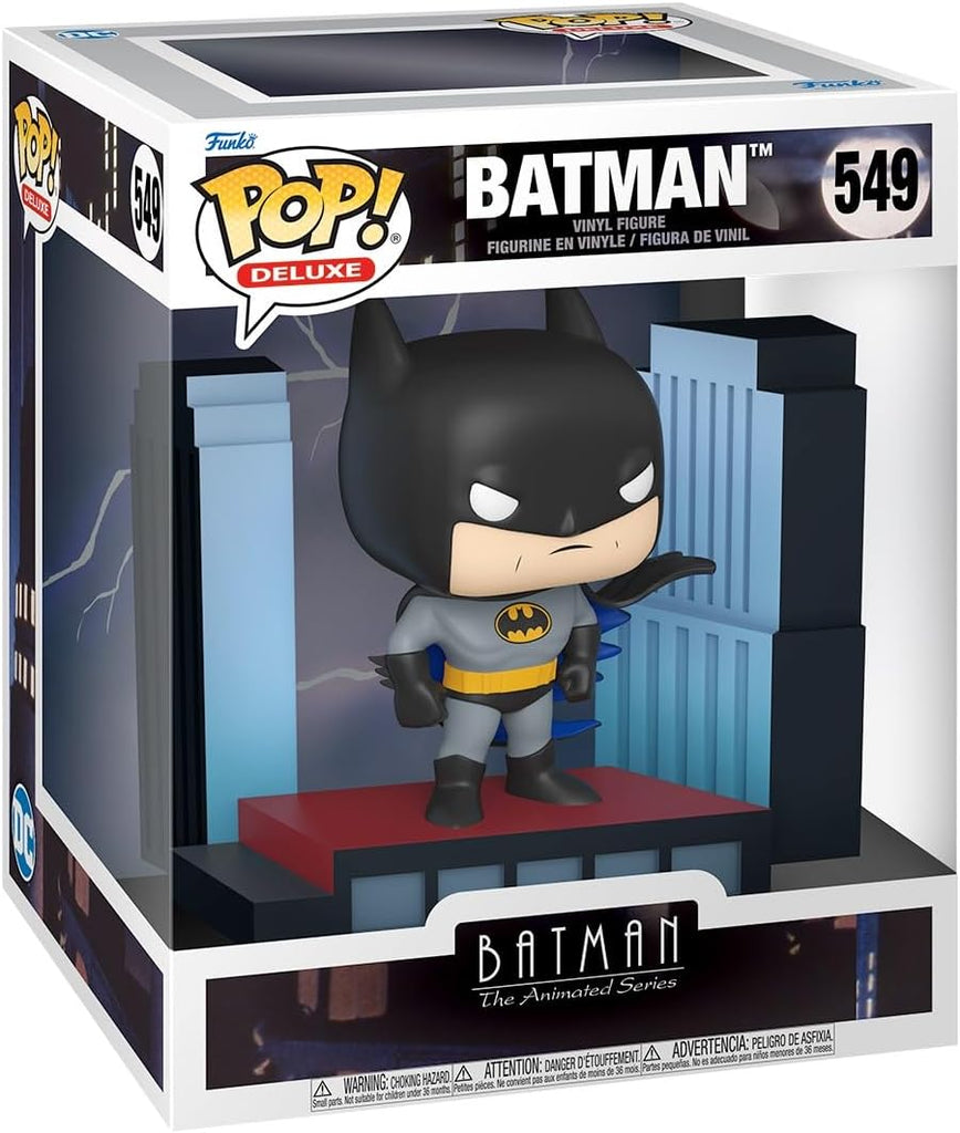 POP! Deluxe Batman – O Cavaleiro das Trevas em Gotham 17cm