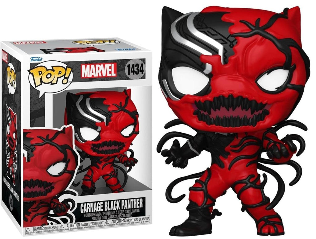 POP! Marvel Carnage Black Panther 9 cm - Colecionáveis - Funko