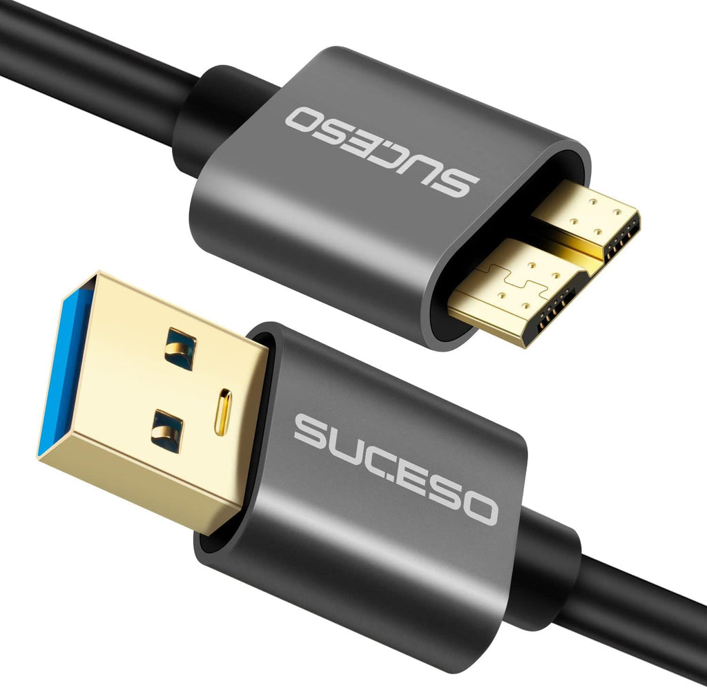 Cabo Micro B 3.0 [0,5 m] - Sincronização e Carregamento Rápido p/ HDD