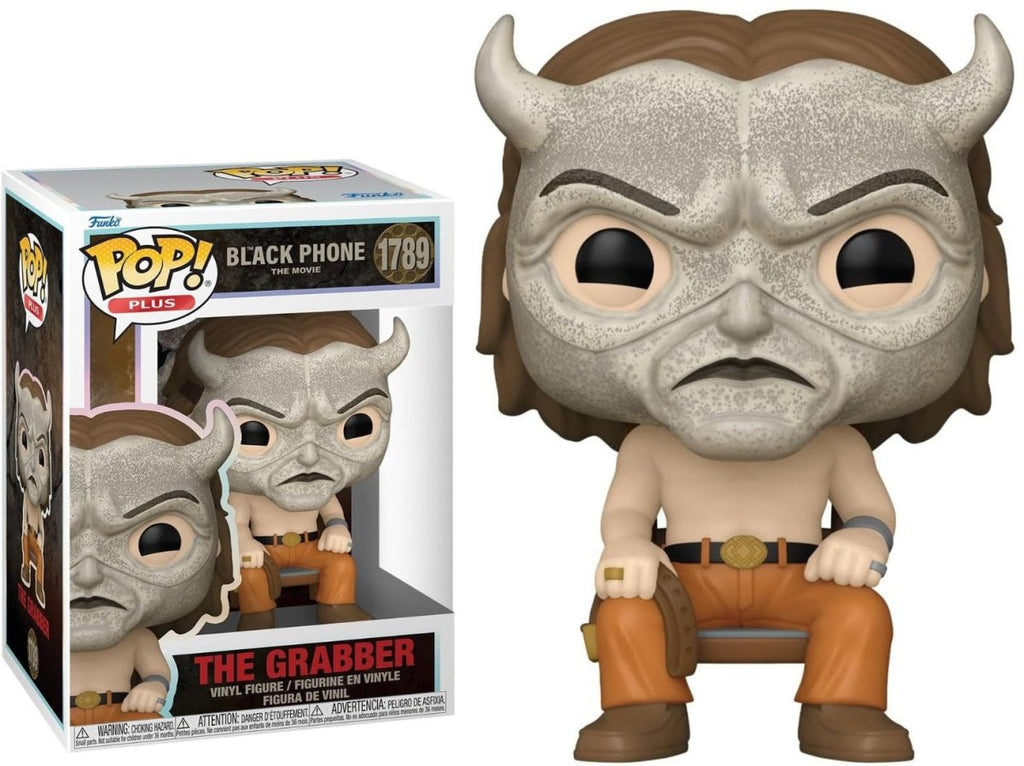 POP! Plus – The Grabber sentado (The Black Phone) 9 cm - Colecionáveis - Funko