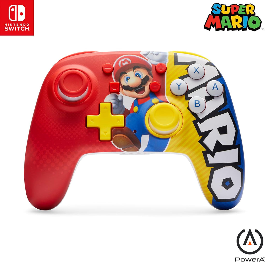 PowerA Nano Enhanced Wireless Controller for Nintendo Switch – Mario Victory Edition 