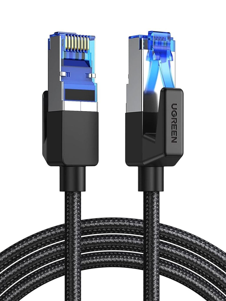 Cabo Ethernet Cat 8 [2m] - Cabo de Rede Entrançado 40 Gbps RJ45 - TEK - Informática - UGREEN