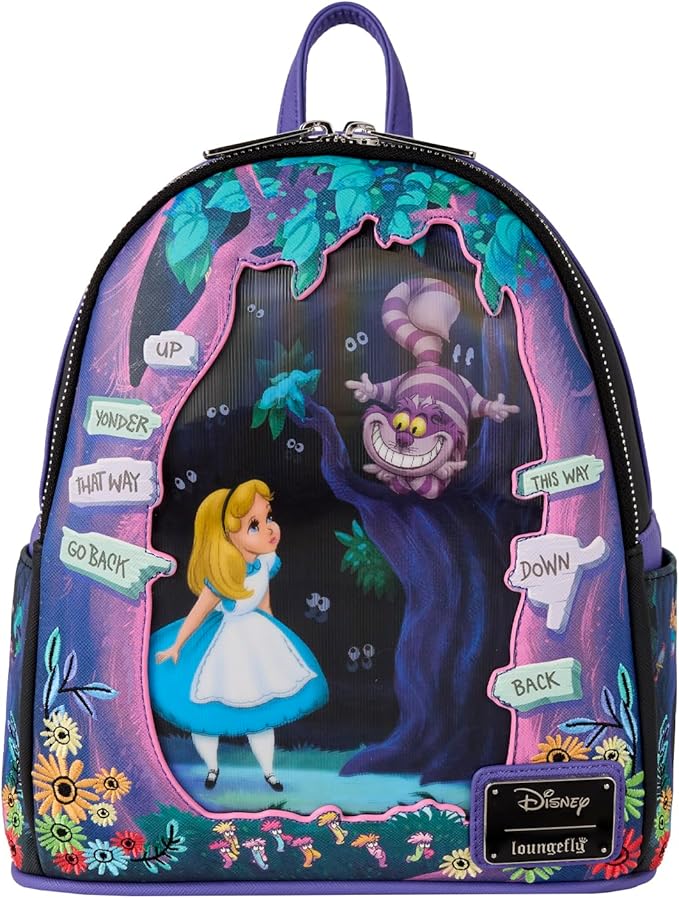 Mochila Mini Loungefly Disney Alice no País das Maravilhas – Edição Lenticular