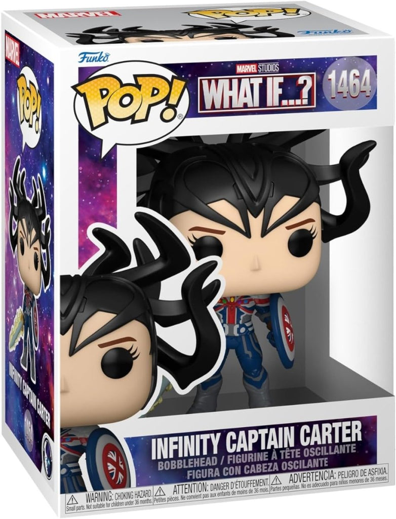 Funko Pop! Marvel: What If? - Captain Carter Vinyl Figure 3 3/4 Inches